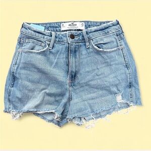Hollister Women's Light Blue Jean Shorts